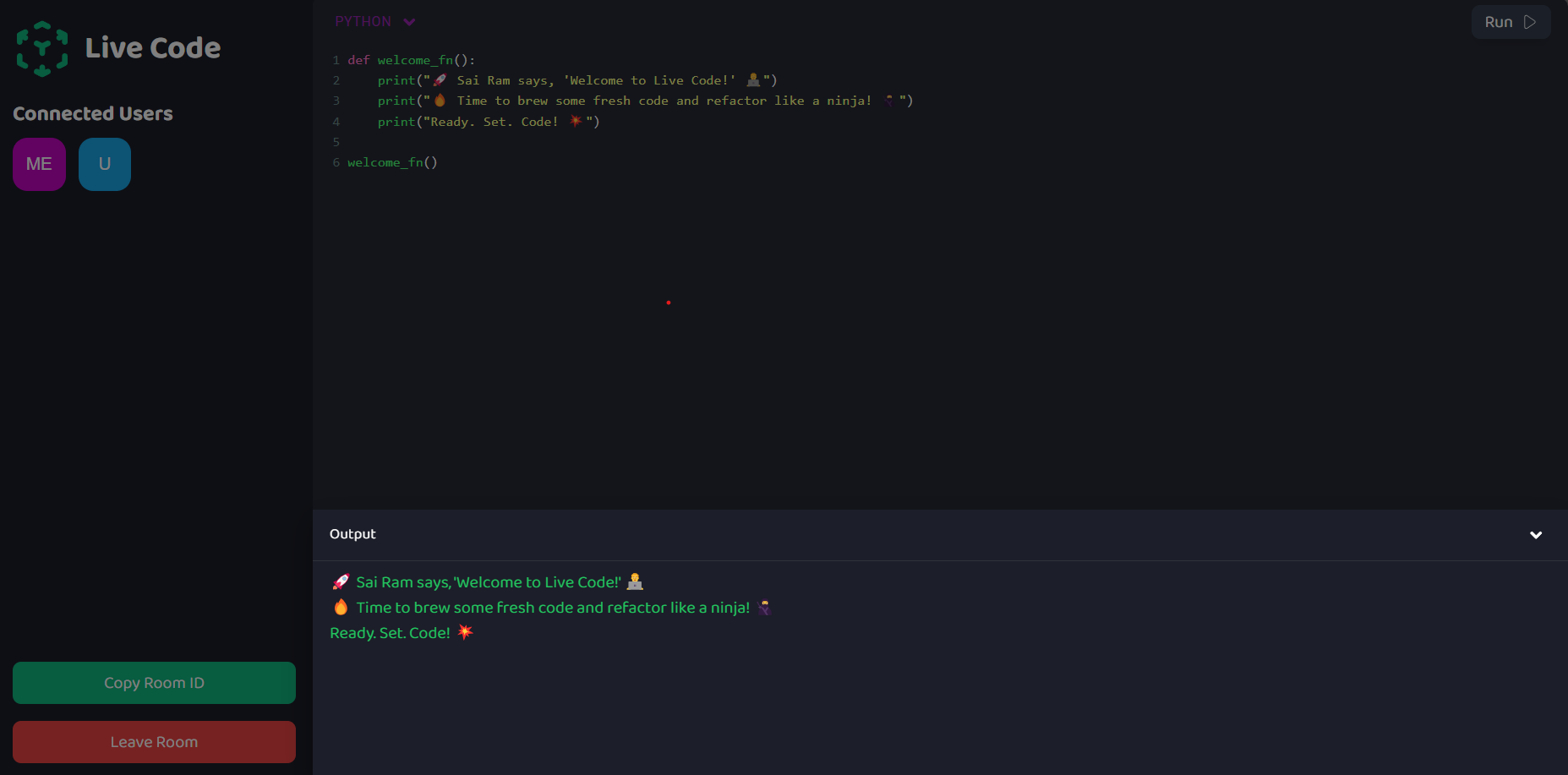 Live Code